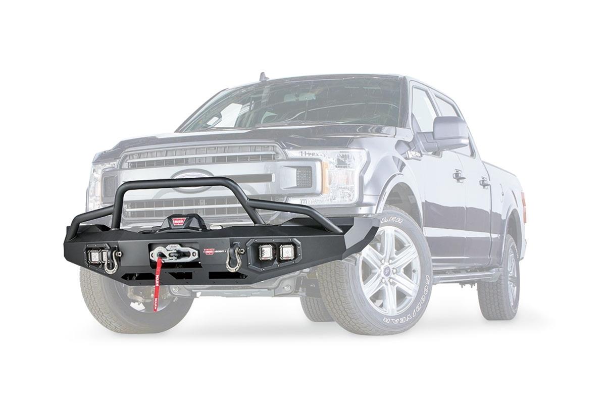 Warn Ascent Bumpers 100916 Bumper, Ascent, Rear, Fabricated, Steel, Black Textured, Ford, Each thumbnail 4