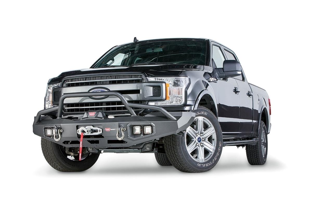 Warn Ascent Bumpers 100916 Bumper, Ascent, Rear, Fabricated, Steel, Black Textured, Ford, Each thumbnail 2