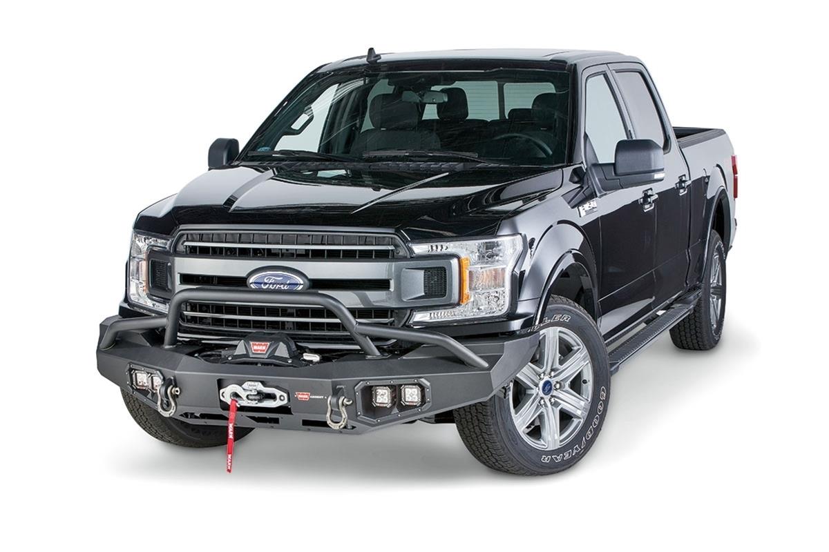 Warn Ascent Bumpers 100916 Bumper, Ascent, Rear, Fabricated, Steel, Black Textured, Ford, Each