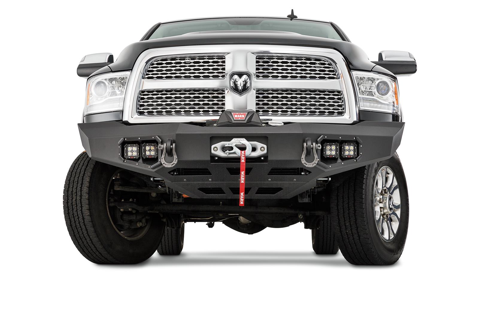 Warn Ascent Bumpers 100923 Bumper, Ascent, Rear, Fabricated, Steel, Black Textured, RAM, Each