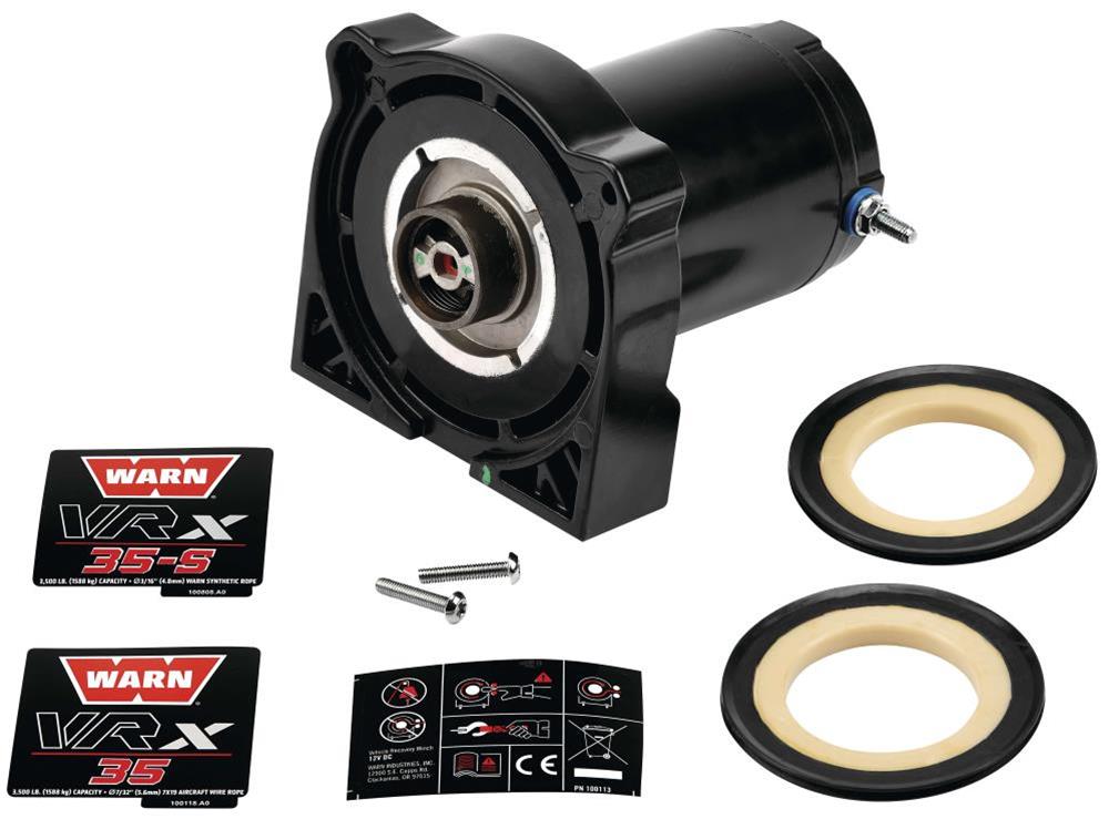 Warn Winch Replacement Parts 101033 Motor, Parts, Warn, 12 Volt, VRX, 3500, Each