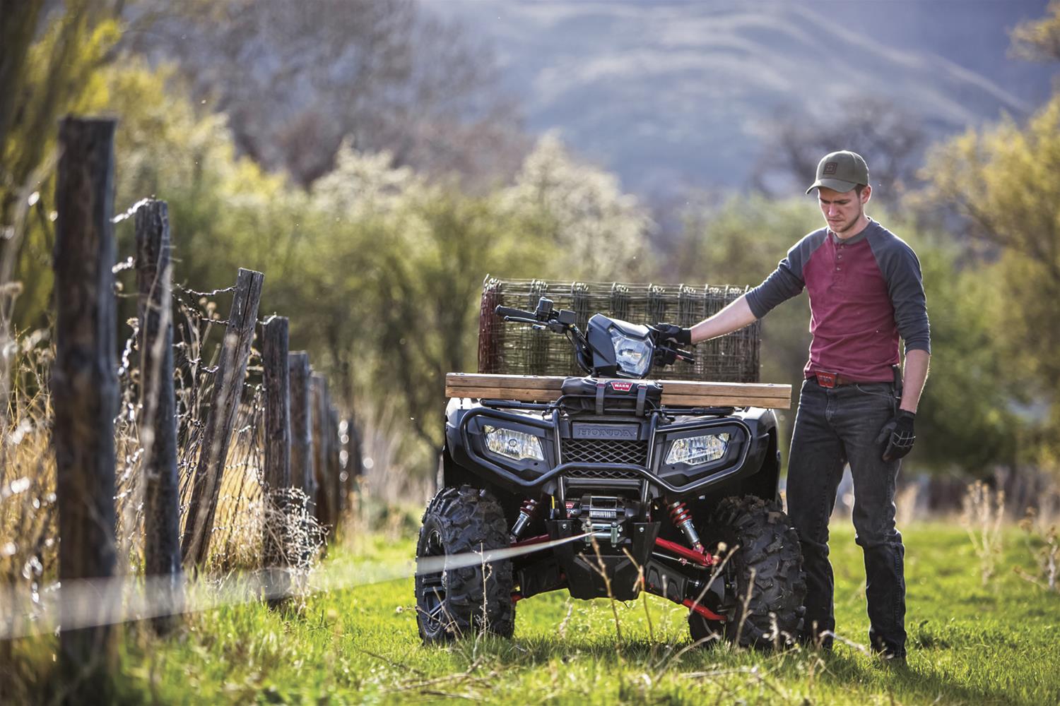 4,500 lbs. Warn VRX 45 Winch 101045 Winch, 45, Electric, 12 V, lbs., Roller Fairlead, 50 ft. Length Steel Cable, Handlebar Switch, 10 ft. Corded Remote, Each thumbnail 2