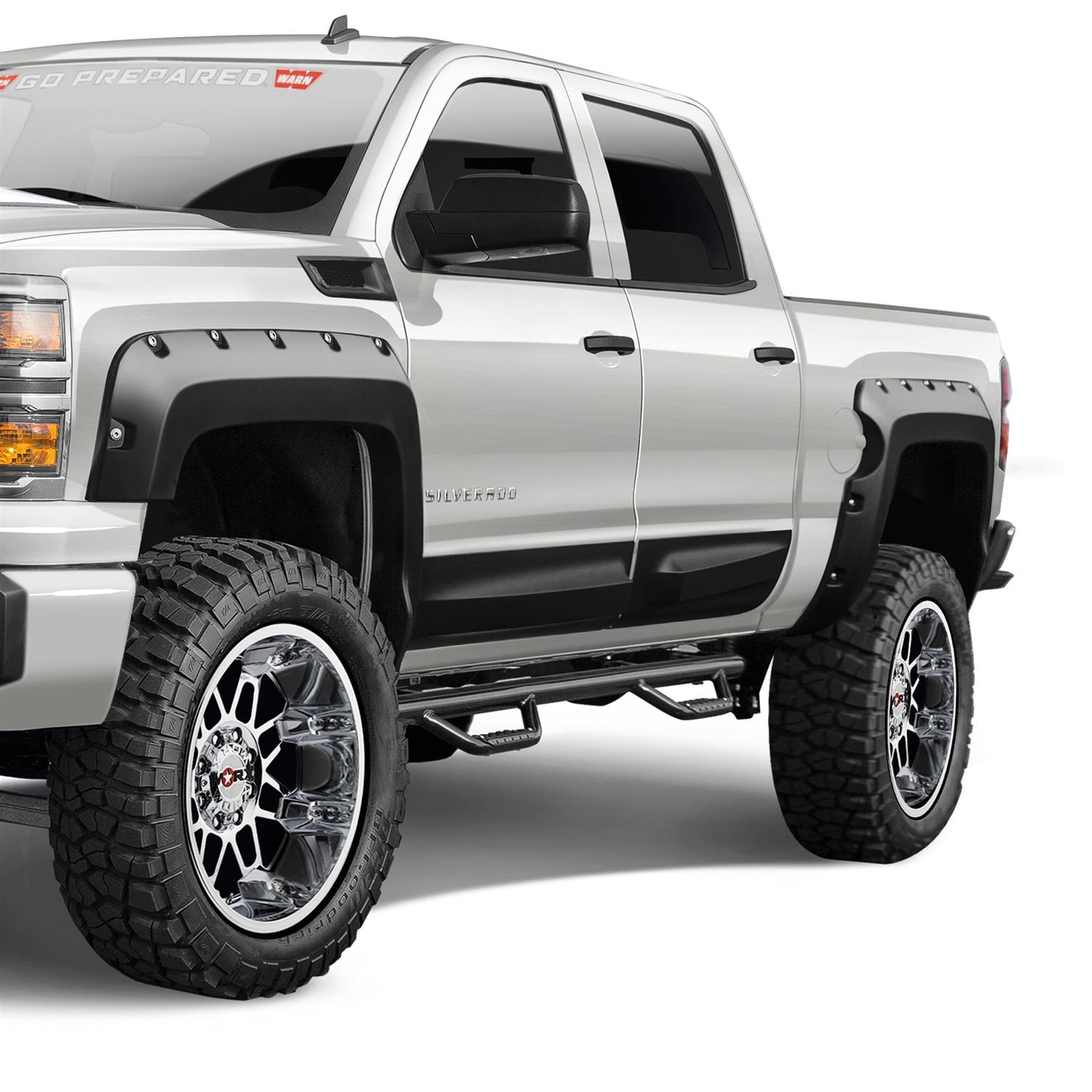 summit white silverado fender flares