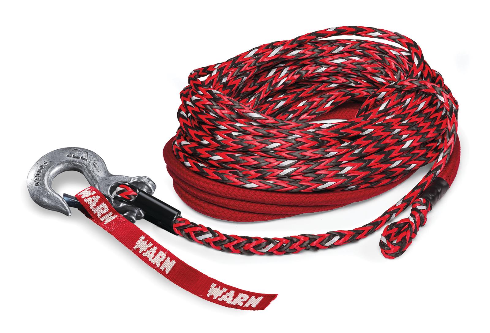 Warn Spydura Nightline Synthetic Rope Extensions 102560 Winch Cable and Extensions, Extensions, 12,000 lbs. Capacity, 3/8 in. Diameter, 80.00 ft. Length, Each