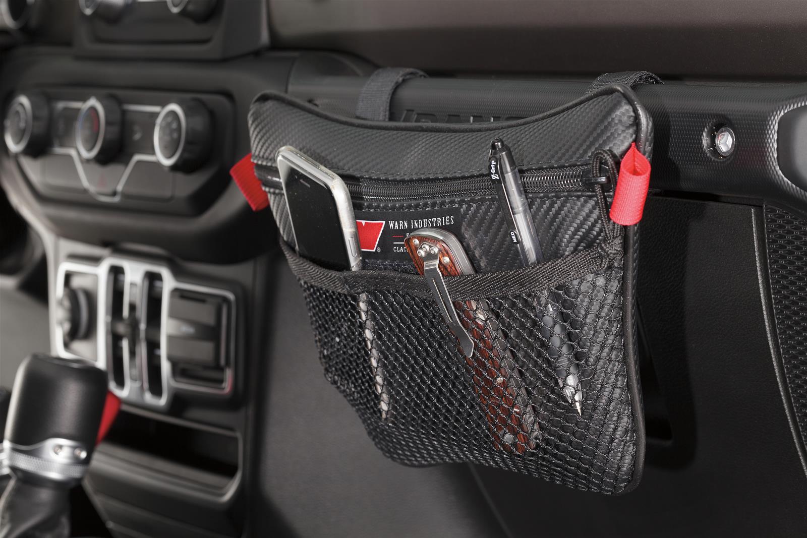 Warn Grab Handle Bags 102646 Storage Bag, Handle, Marine-Grade, Black, Slim, Each thumbnail 3