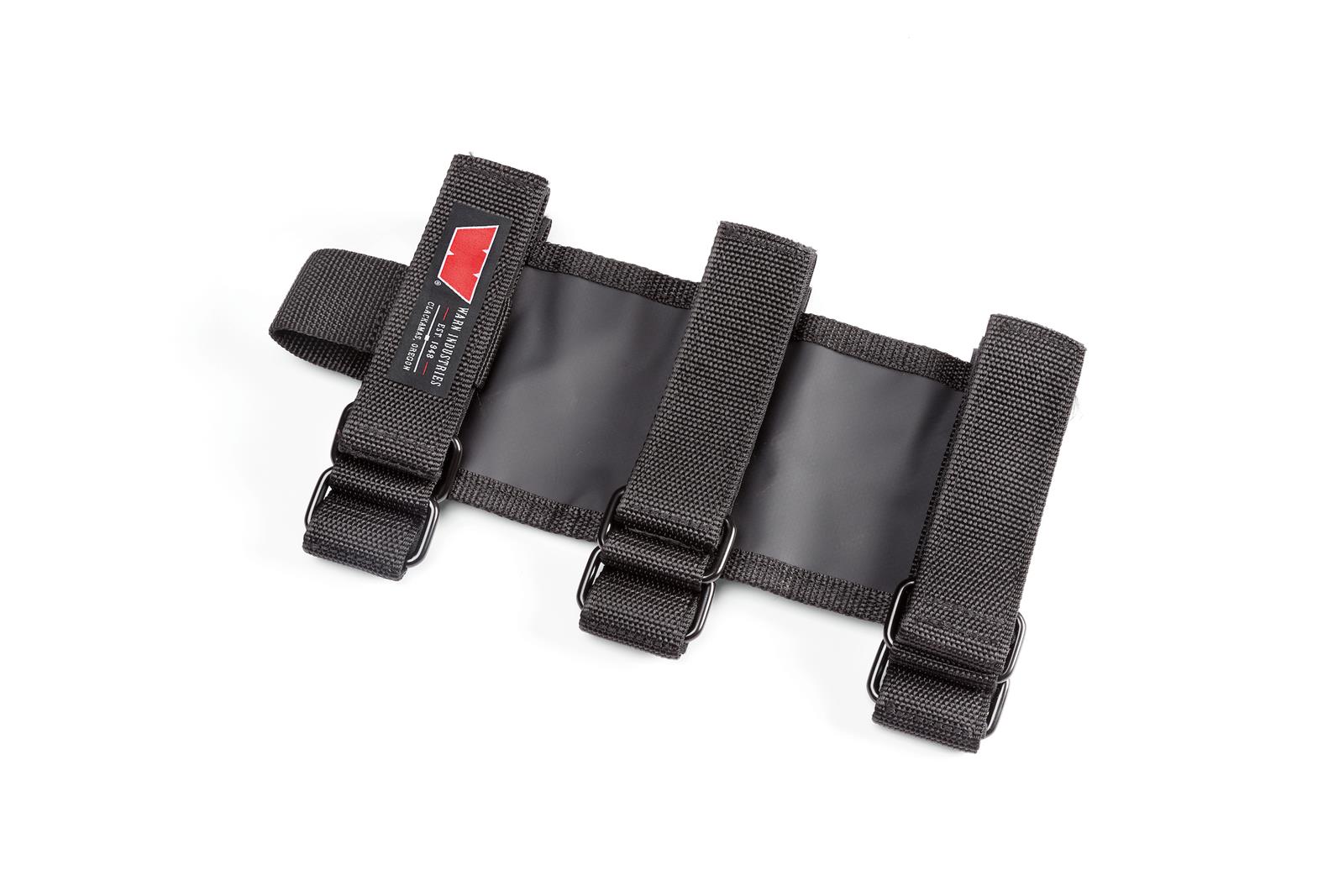 Warn Standard-Duty Roll Bar Fire Extinguisher Holders 102656 Bracket, Standard Duty, Bar, Marine-Grade Vinyl, Black, Each thumbnail 2