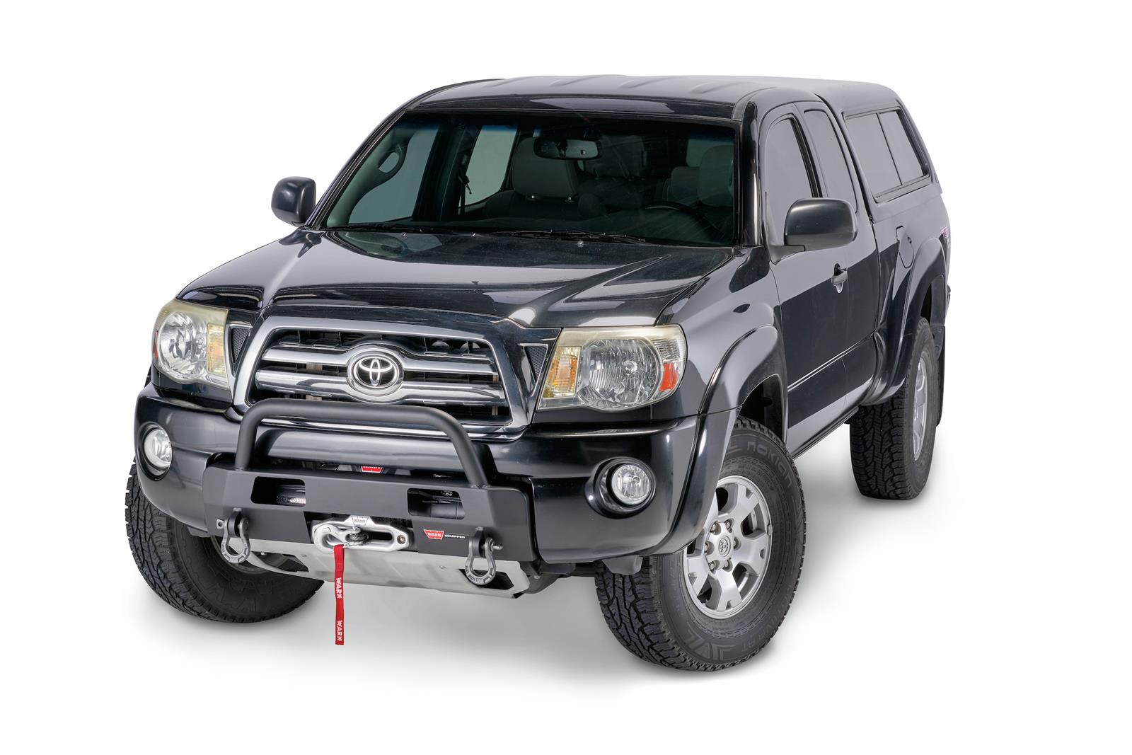 Warn Semi-Hidden Kit Winch Mounting Systems for 2005-2011 TACOMA - 102876 Mounts, Systems, Bumper Mount Style, Steel, Black Powdercoated, Toyota, Each