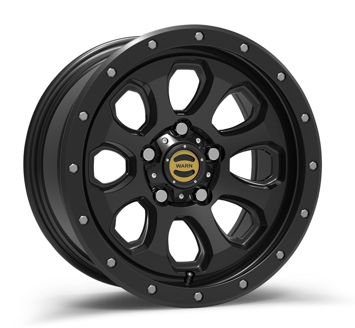 Warn Wheels 104485 WHEEL, WHL_MOONSLT_1785_6X55_ET0_BL