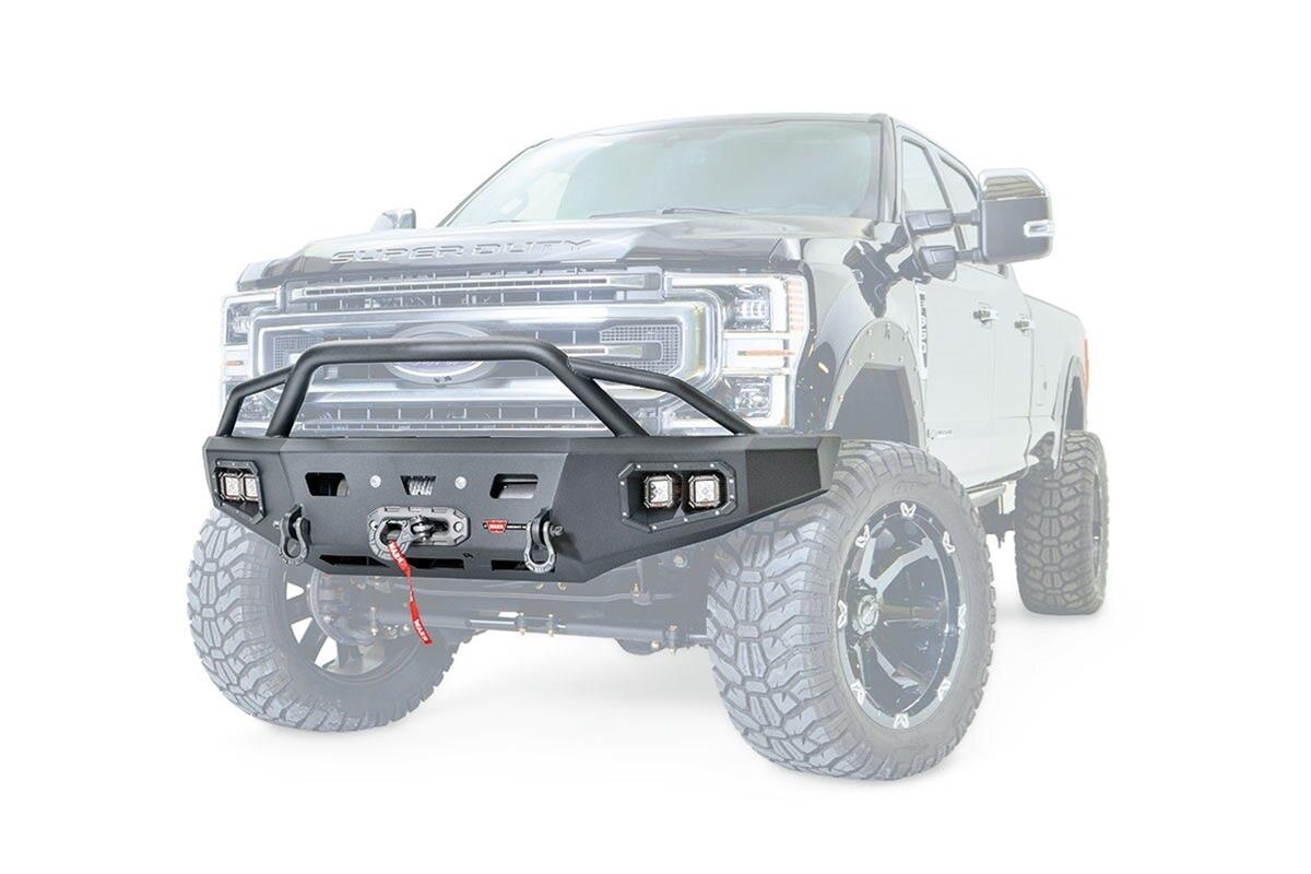 Warn Ascent HD Bumpers with Baja Grille Guards 106918 Bumper thumbnail 2