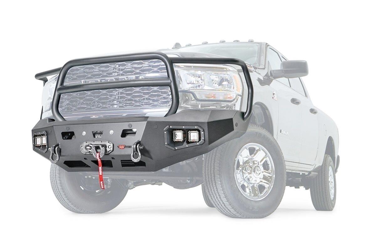 Warn Ascent HD Bumpers with Full Grille Guards 107002 Bumper thumbnail 2