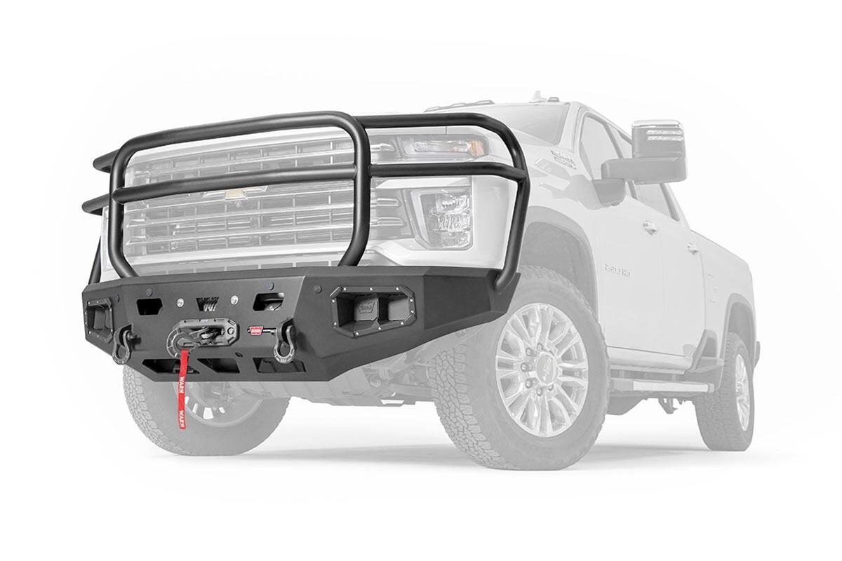 Warn Ascent HD Bumpers with Full Grille Guards 107005 Bumper thumbnail 2