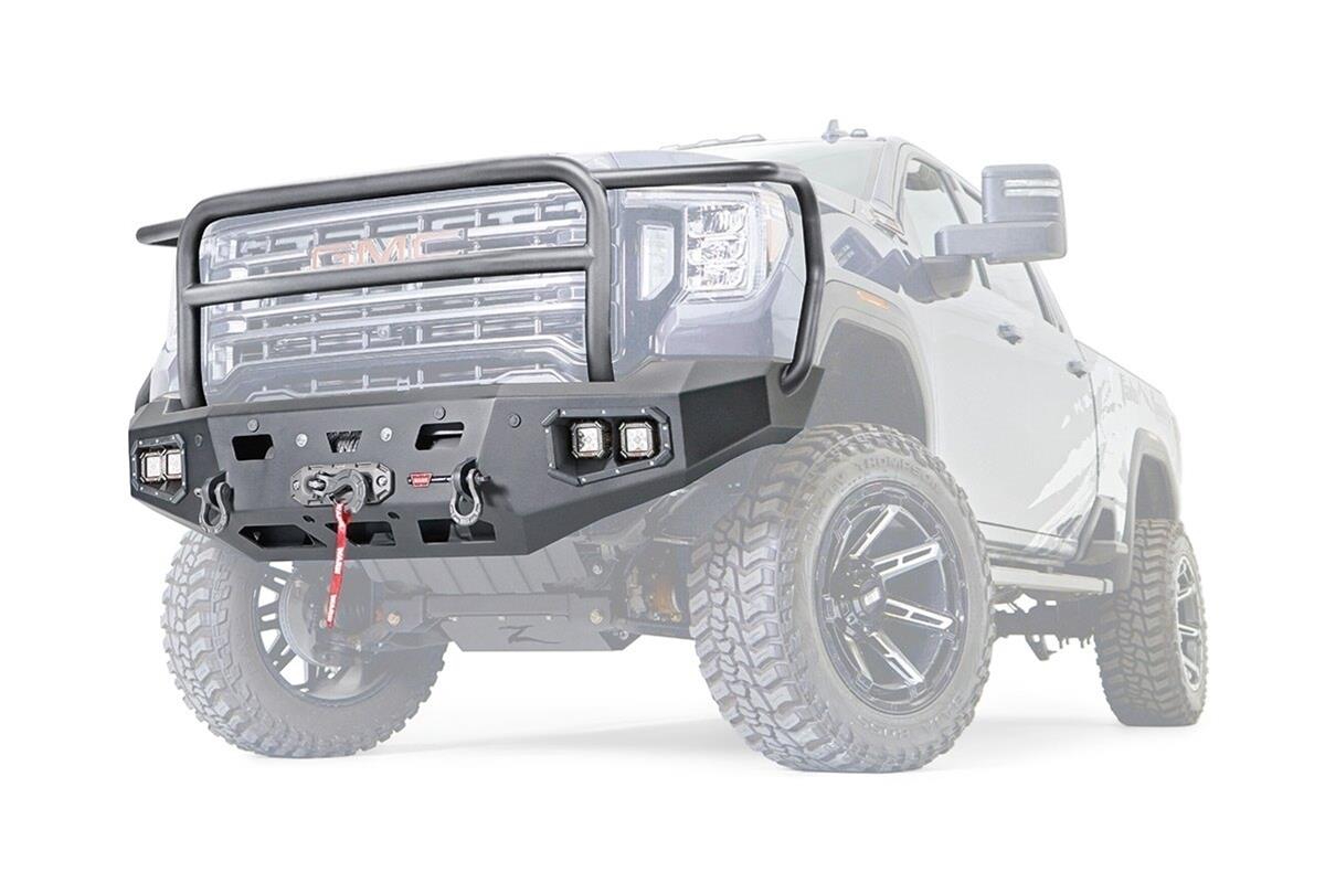 Warn Ascent HD Bumpers with Full Grille Guards 107178 Bumper thumbnail 2