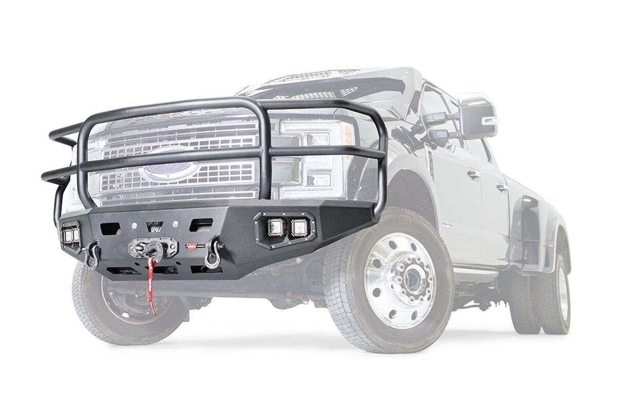 Warn Ascent HD Bumpers with Full Grille Guards 107182 Bumper thumbnail 2
