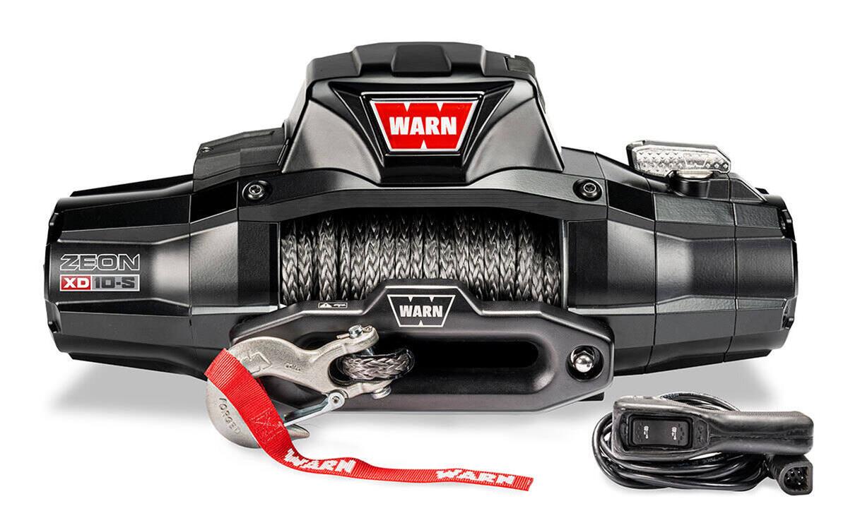 10,000 lbs. Warn Zeon XD 10-S Series Winch 110010 Winch, 10-S, Electric, lb. Rating, 12 V, Hawse Fairlead, Planetary Gear, 100 ft. Length Synthetic Rope, Each thumbnail 3