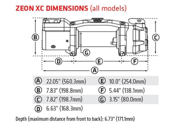 Warn 110512 Warn Zeon XC 12-S Series Winches | Summit Racing