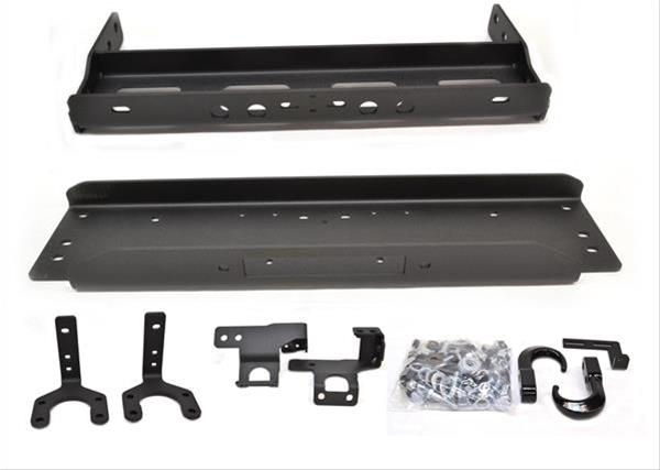 Warn - Winch Mounts for 1976-1983 CJ5, 1976-1986 CJ7, 1981-1985 SCRAMBLER 11310 WN MTG KIT;JEEP CJ;BLK