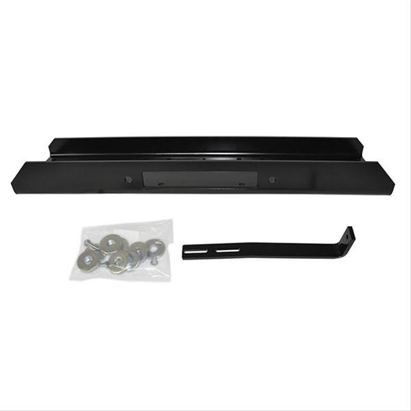 Warn Flatbed Winch Mounting Plates 13942 Mount, Flatbed, Plate Style, Steel, Black Powdercoated, Each