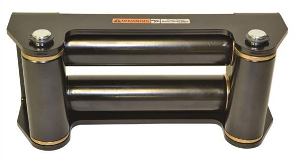 Warn Roller Fairleads 24335 Fairlead, Steel, Black, for Use On 8.000 in. Drum, Universal, Each