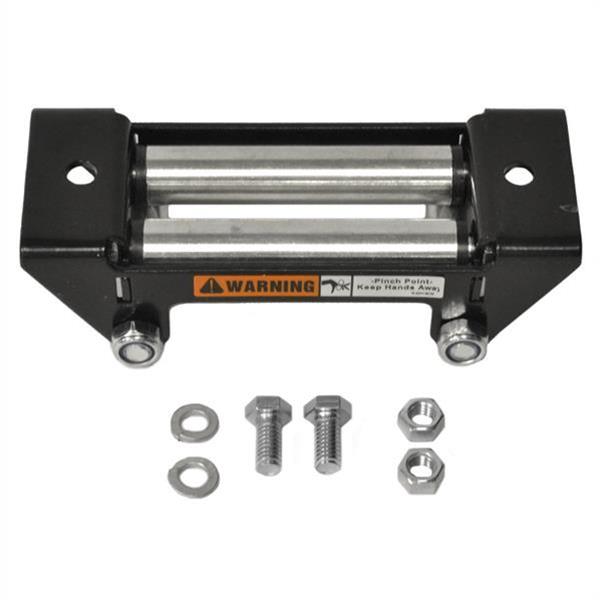 Warn Roller Fairleads 29256 Winch Fairleads, Roller, Steel, Black, Fits RT40 and 4.0CI Winches, Each