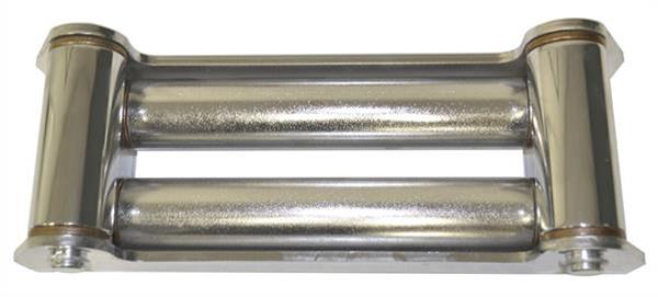 Warn Roller Fairleads 30859 Fairlead, Steel, Chrome, for use on 10.00 in. Drum, Universal, Each