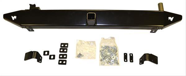 Warn Rock Crawler Bumpers for 1976-1983 CJ5, 1976-1986 CJ7 - 61860 Bumper, Crawler, Rear, Fabricated, Steel, Black, Will Not Accept Tire Carrier, Jeep, Each thumbnail 2