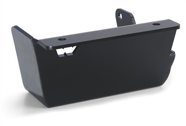 Warn Steering Box Skid Plates 64250 Plate, Steel, Black Powdercoated, 3/16 in. Thick, Jeep Wrangler TJ, Each