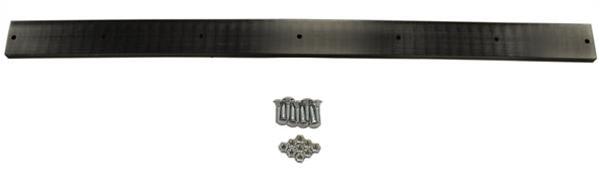 Warn Plow Blade Wear Bars 67862 Bar, UHMW Plastic, Black, 0.750 in. Thick, 60.00 in. Width, Each