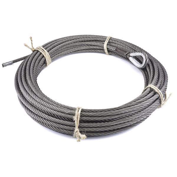 Warn Wire Ropes 77451 Cable, Replacement, Stainless Steel, 9/16 in. Diameter, 140 ft. Length, for 20XL Model Winch, Each