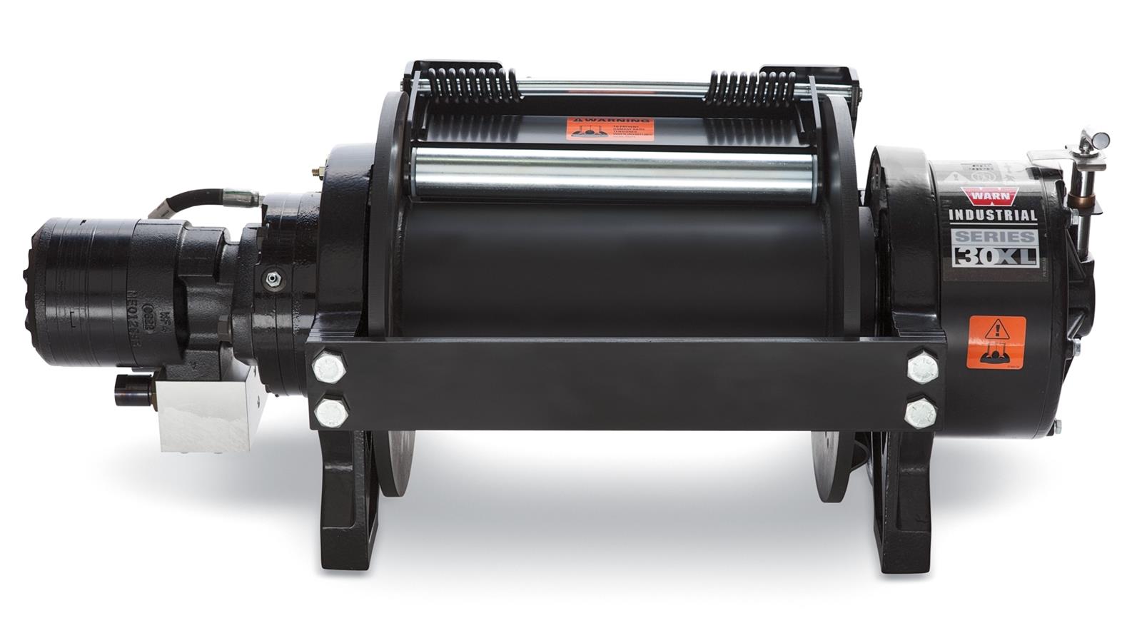 30,000 lbs. Warn Industrial Series 30XL-LP Hydraulic Winch 80510 WINCH ASSY-SRS 30XL-LP-LNG DRM