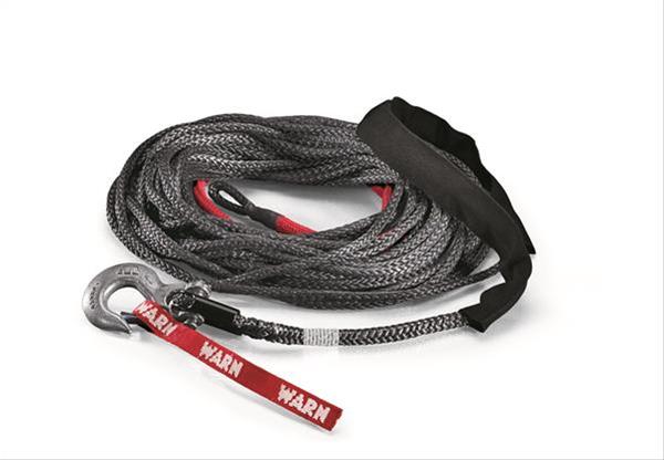Warn Spydura Synthetic Winch Ropes 88468 Rope, Spydura, 10,000 lb. Capacity, 3/8 in. Diameter, 80 ft. Length, Each