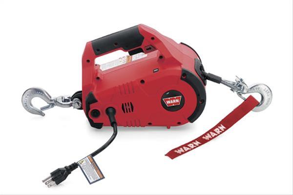 1,000 lbs. Warn PullzAll Corded Lifting and Pulling Tools 885001 Winch, Tool, Electric, 120 V, lbs., Hawse, 15 ft. Line Length, Each