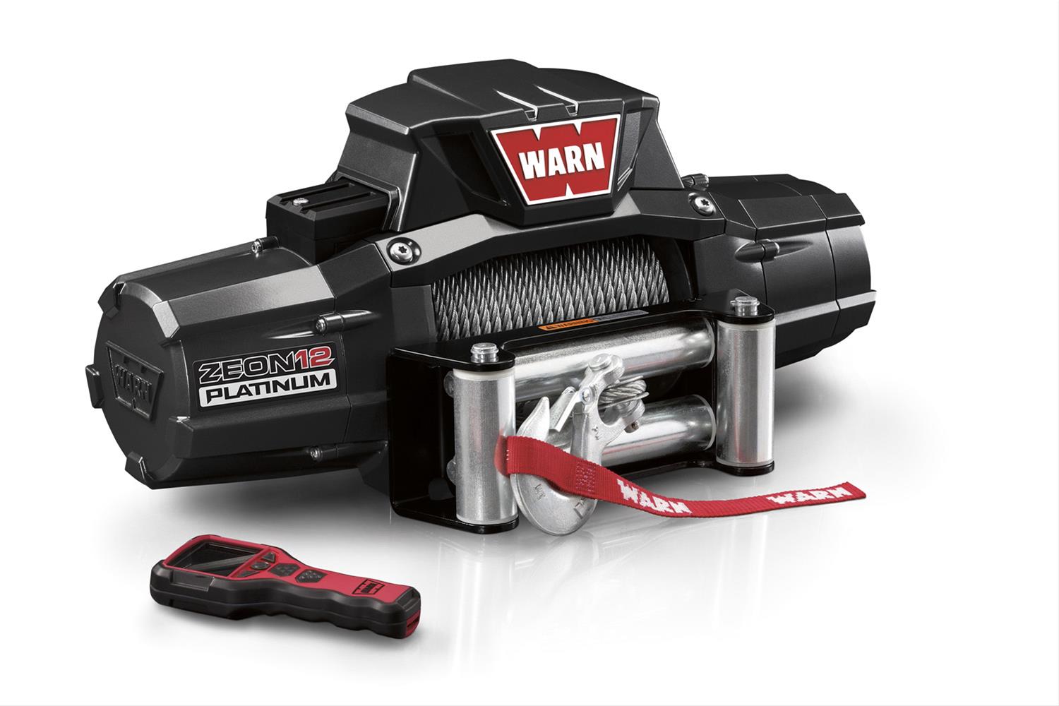 12,000 lbs. Warn Zeon 12 Platinum Series Winch 92820 Winch, Electric, Platinum, V, lb., Roller Fairlead, 80 ft. Line, Wireless Remote, Each thumbnail 2