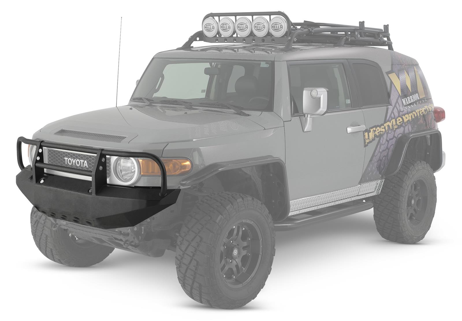 Toyota Fj Cruiser Warrior Products Standard Bumpers 3510 Free