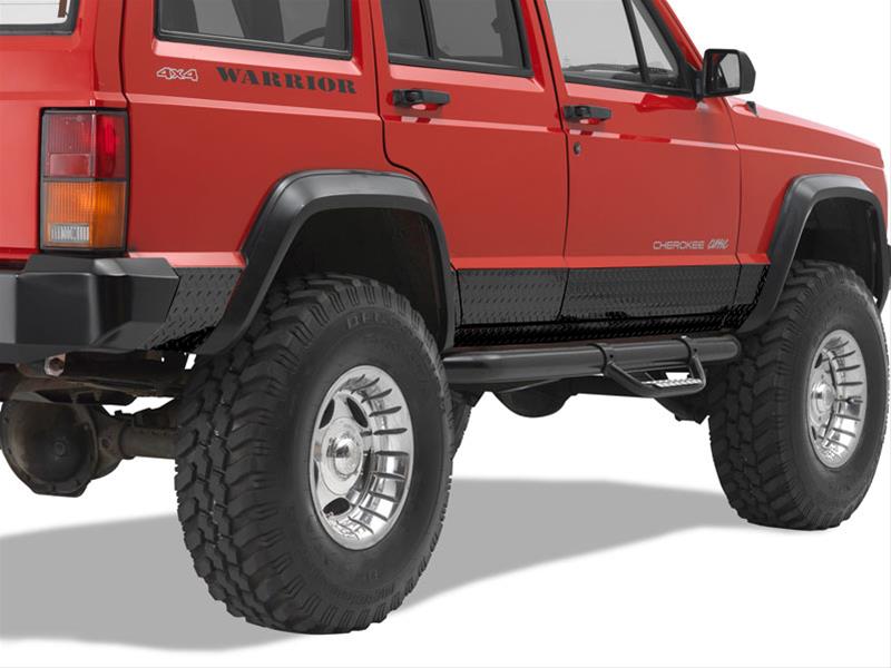 2000 JEEP CHEROKEE Warrior Products 935PC Warrior Products Sideplate Rocker Panel Covers