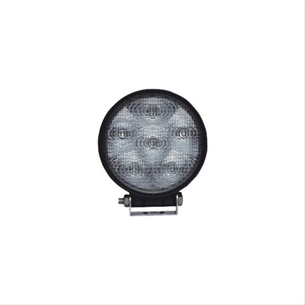 Westin LED Work Utility Lights 09-12005 Auxiliary Light, Utility, Flood, Round, White Bulb, Clear Lens, Black Housing, 9-30 V, 18 watts, Each