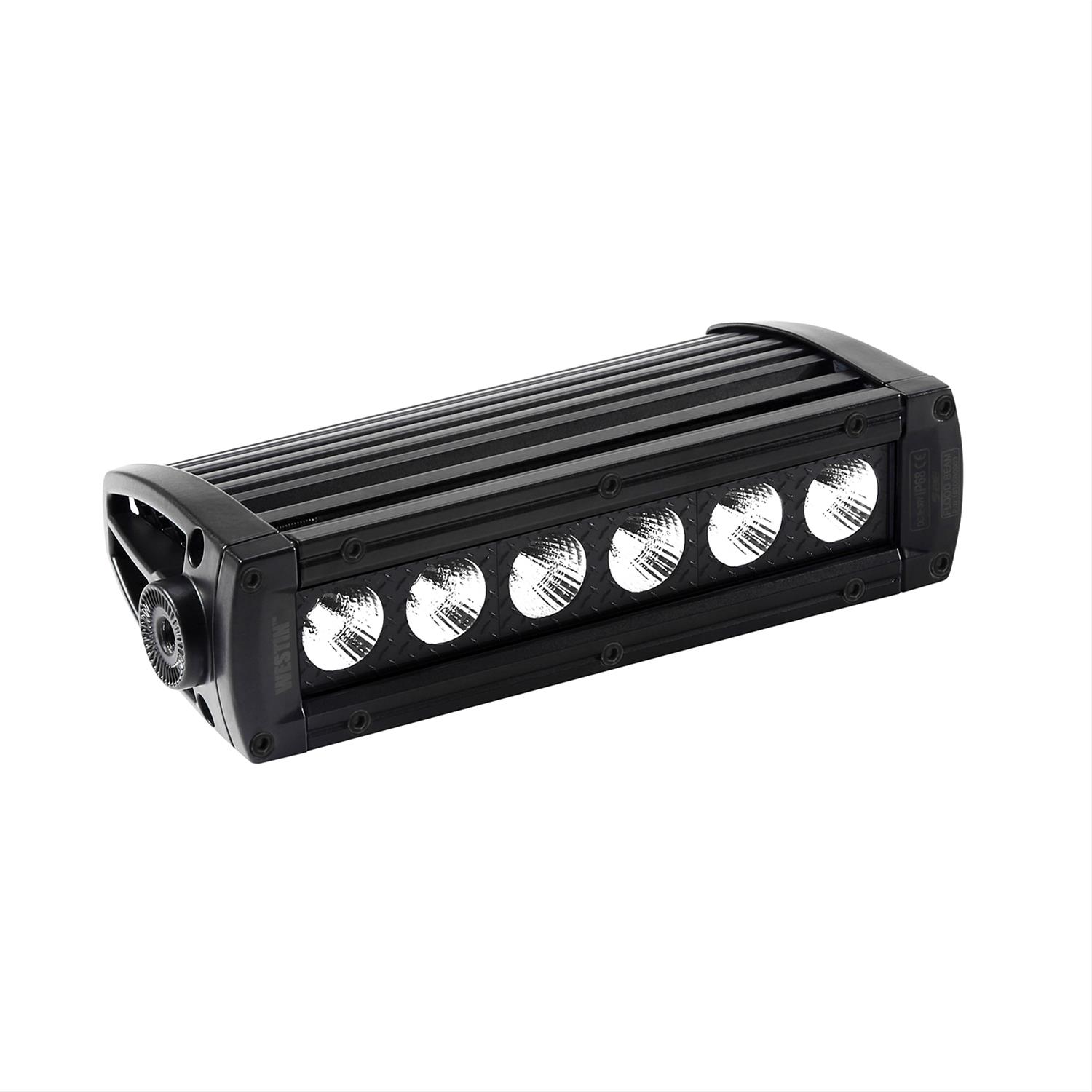 Westin B-FORCE LED Light Bar Single Row 6 inch Flood w/5W Cree - Black