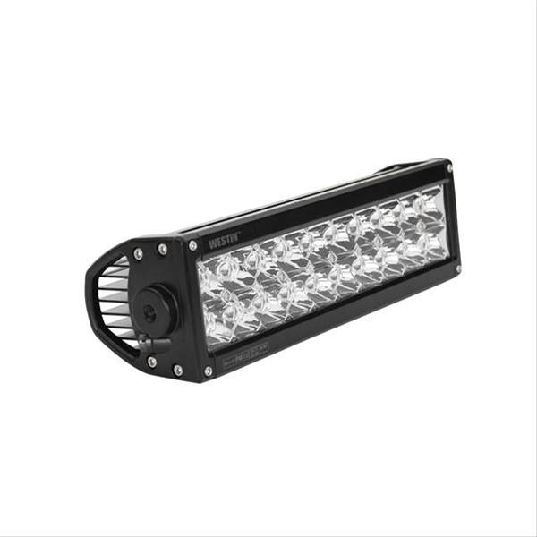 Westin Performance 2X Series 5,700 Lumens 10 Inch LED Light Bar 09-12230-20F Bar, Series, Flood, Rectangular, White Bulb, Clear Lens, 60 watts, 11.7 in. Width