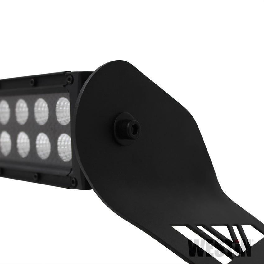 Westin B-Force LED Light Bar Roof-Mount Kits 09-40085 Bar, LED, Spot/Flood, Rectangular, White Bulb, Clear Lens, 300 watts, 9-30 V, 50 in. Length, Roof Mounting Brackets, Toyota, Kit thumbnail 6