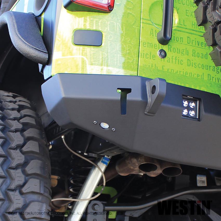 Westin Universal LED Rock Light Kit - 4 Lights - 14ft 9in Wiring Harness & Switch - Black thumbnail 2