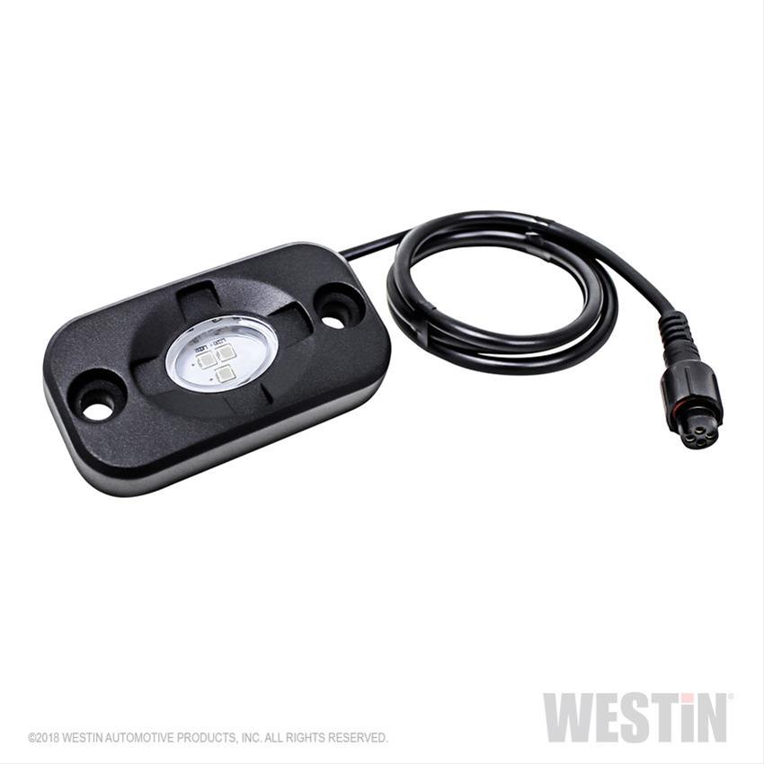 Westin LED Rock Light Kit - 07-18 Jeep Wrangler JK / 18-19 Jeep Wrangler JL - Black thumbnail 5
