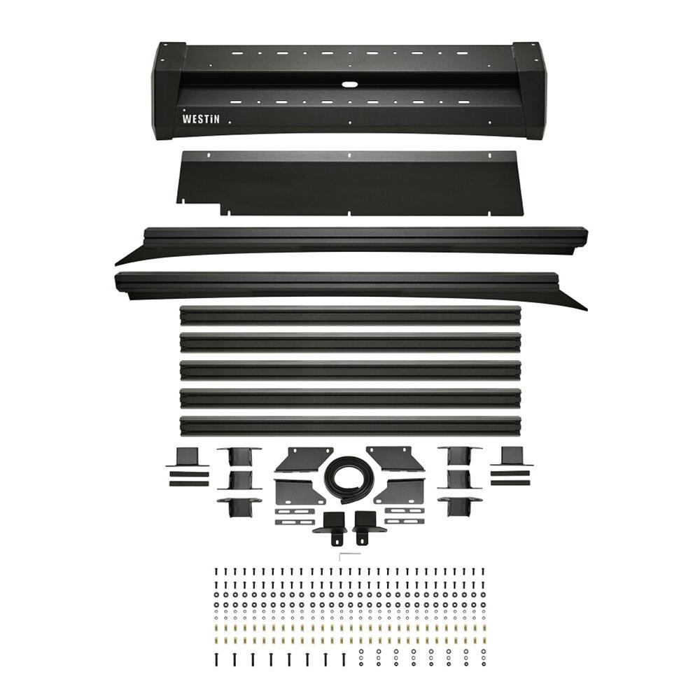 Westin 24-26 Toyota Tacoma Double Cab Mesa Roof Rack - Textured Black