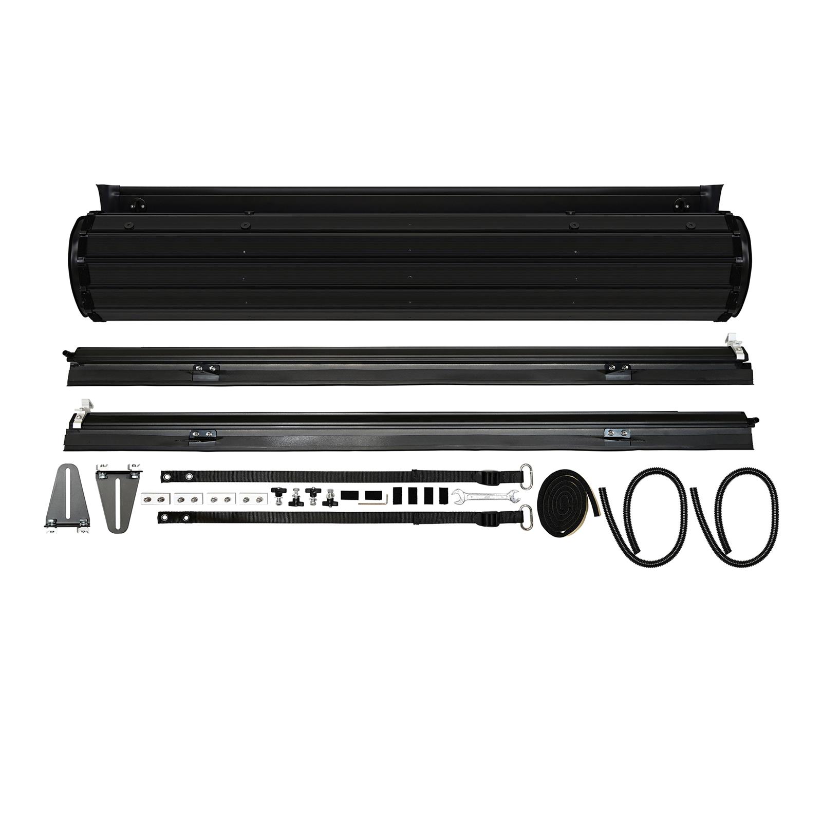 Westin Automotive Tonneau Covers 19-34745 Hard Roll-Up Cover 2019-2025 Silverado/Sierra 1500 5.7' Bed (New Body) W/O CarbonPro Box & W/O Bedside Storage Box Black thumbnail 3