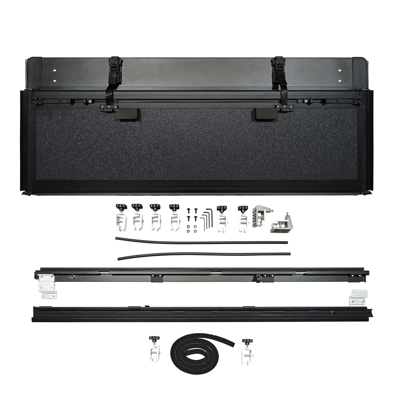 Westin 22-23 Nissan Frontier w/Cargo Mgmt 5ft. Bed Hard Tri-Fold Tonneau Cover - Black