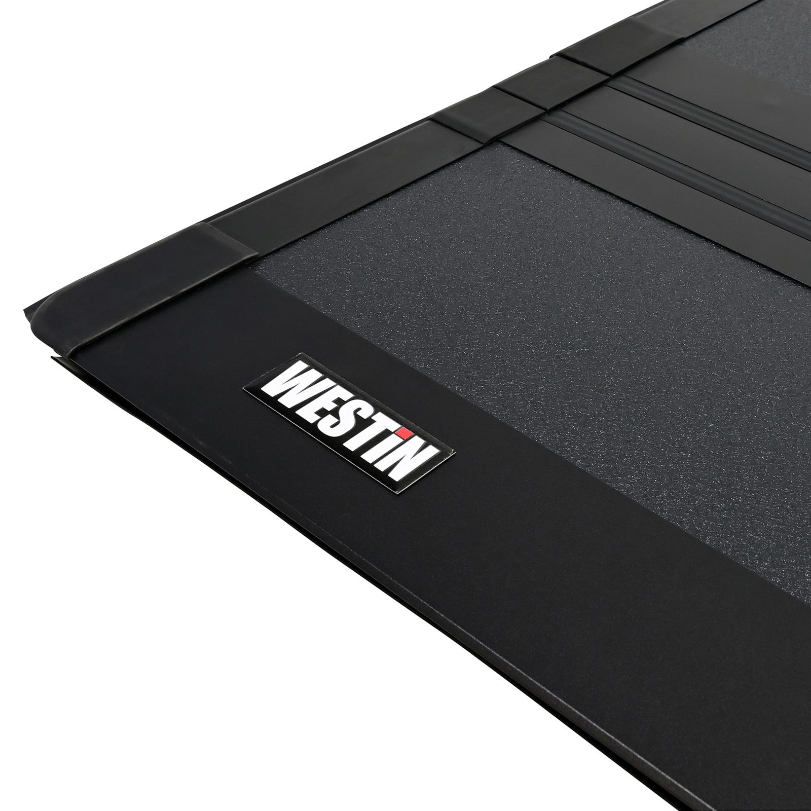 Westin 19-26 Ram 1500 (No RamBox) 6ft. 4in. Bed Hard Tri-Fold Tonneau Cover - Black thumbnail 2