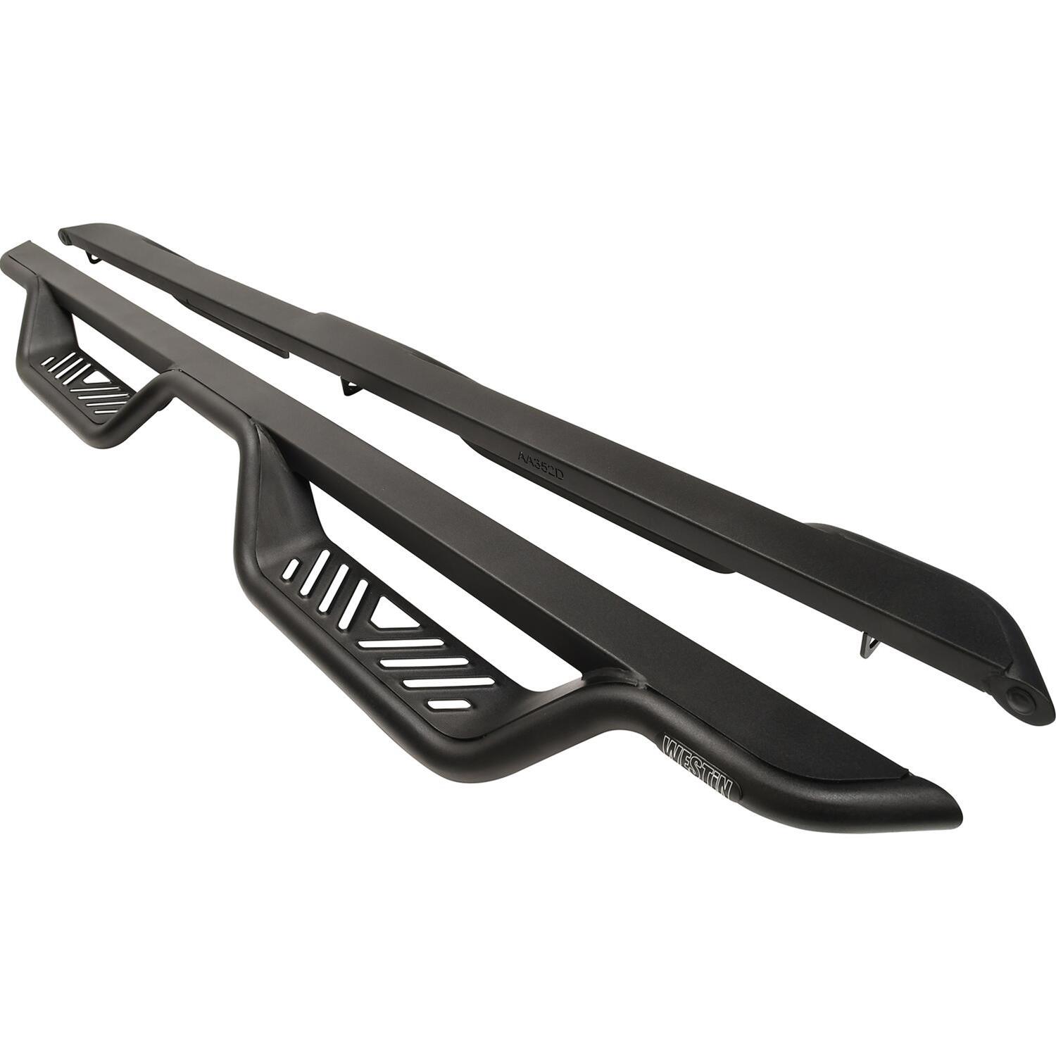 Westin 99-13 Chevrolet Silverado 1500 (Ext. Cab) Outlaw Drop Nerf Step Bars - Textured Black thumbnail 8