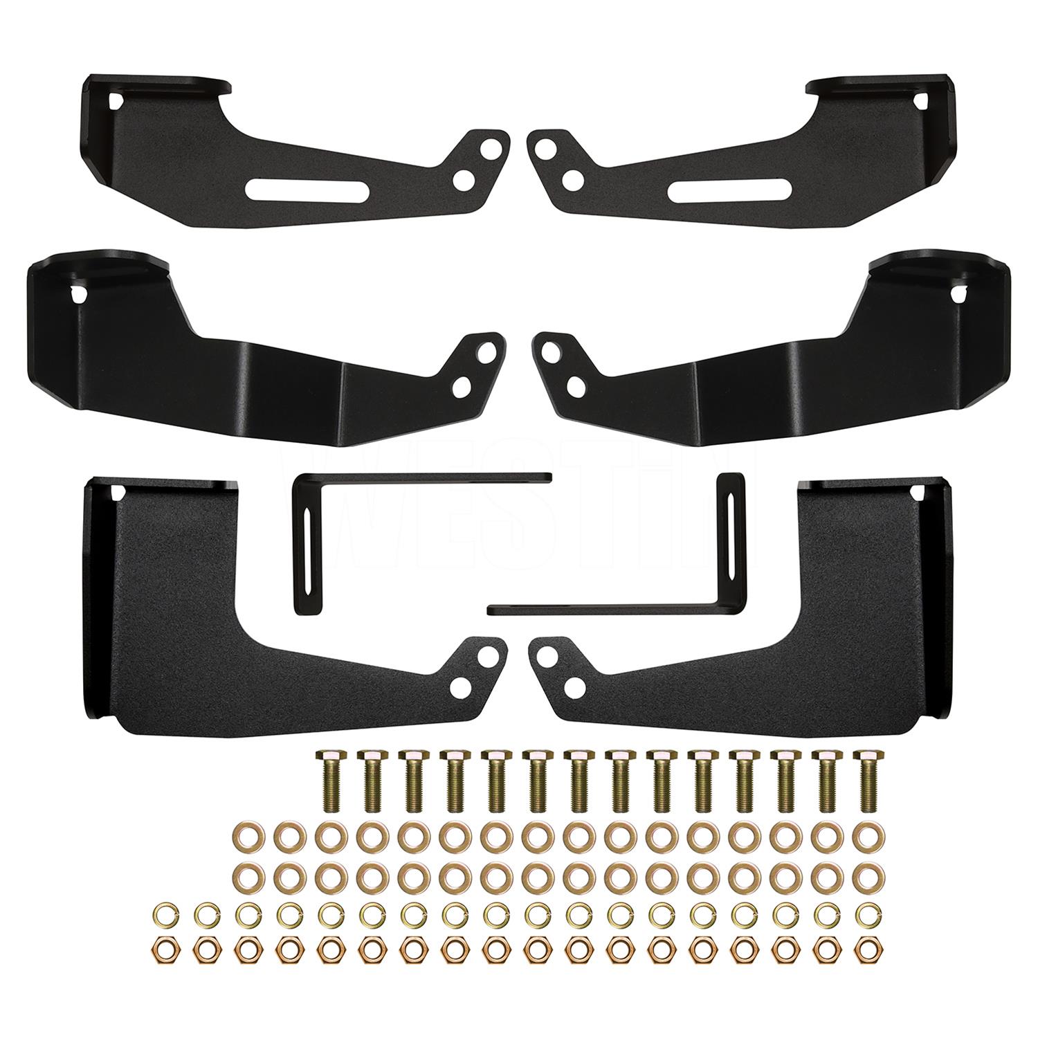 Westin 04-13 Chevrolet Silverado Outlaw Drop Nerf Step Bar - Textured Black thumbnail 6