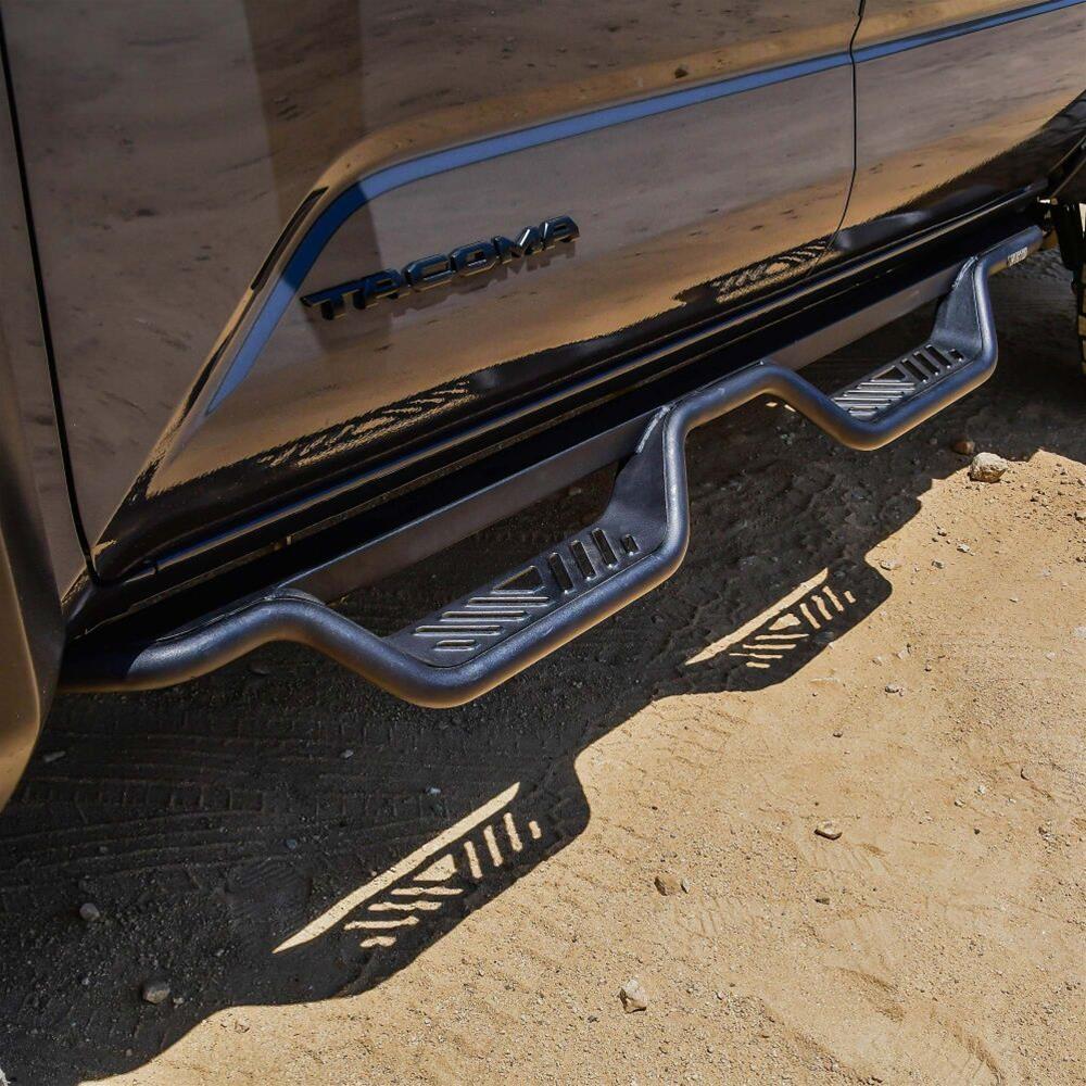 Westin 2024-2026 Toyota Tacoma Dbl Cab Outlaw Drop Nerf Step Bars - Textured Black thumbnail 7