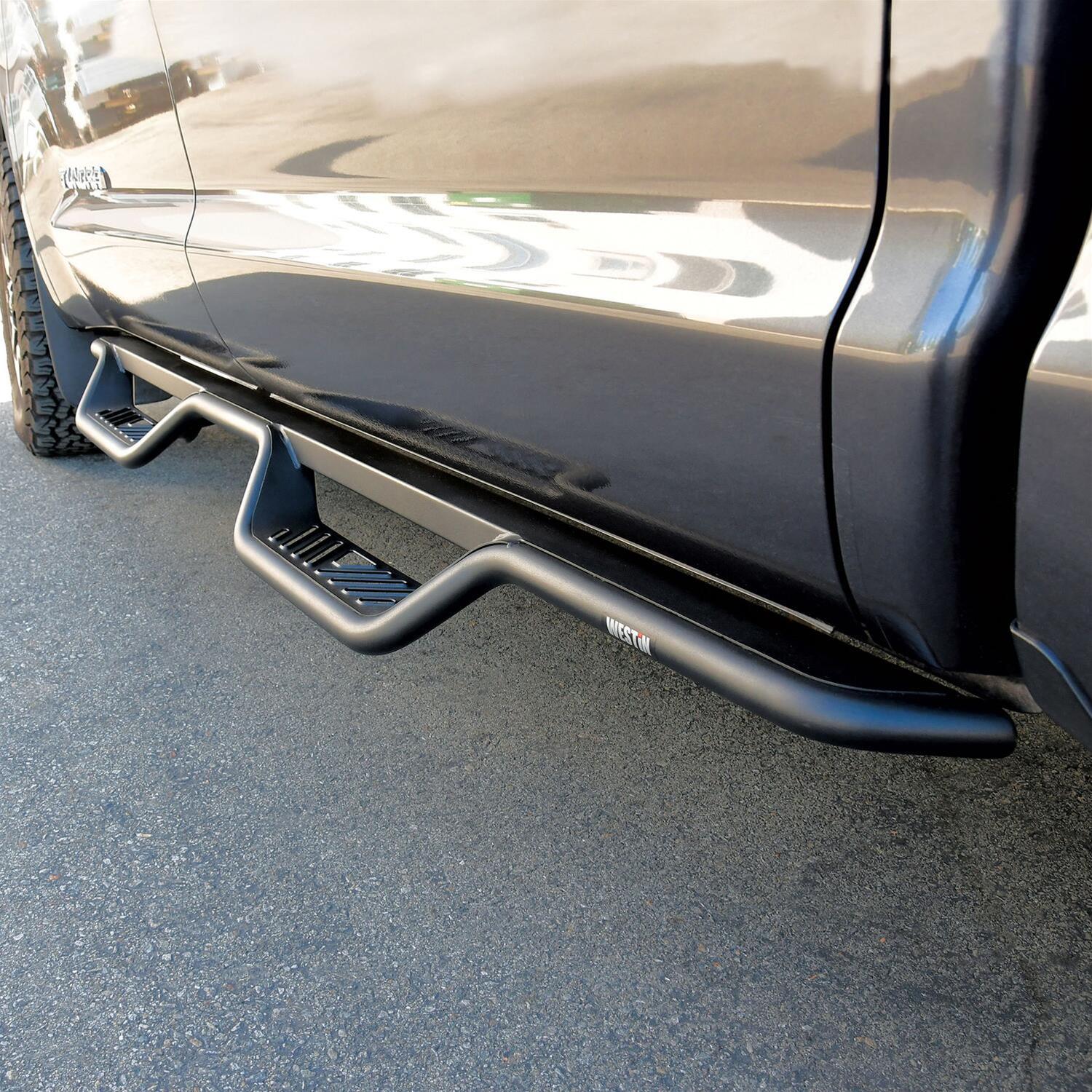 Westin 07-21 Toyota Tundra CrewMax Outlaw Drop Nerf Step Bars - Textured Black thumbnail 6