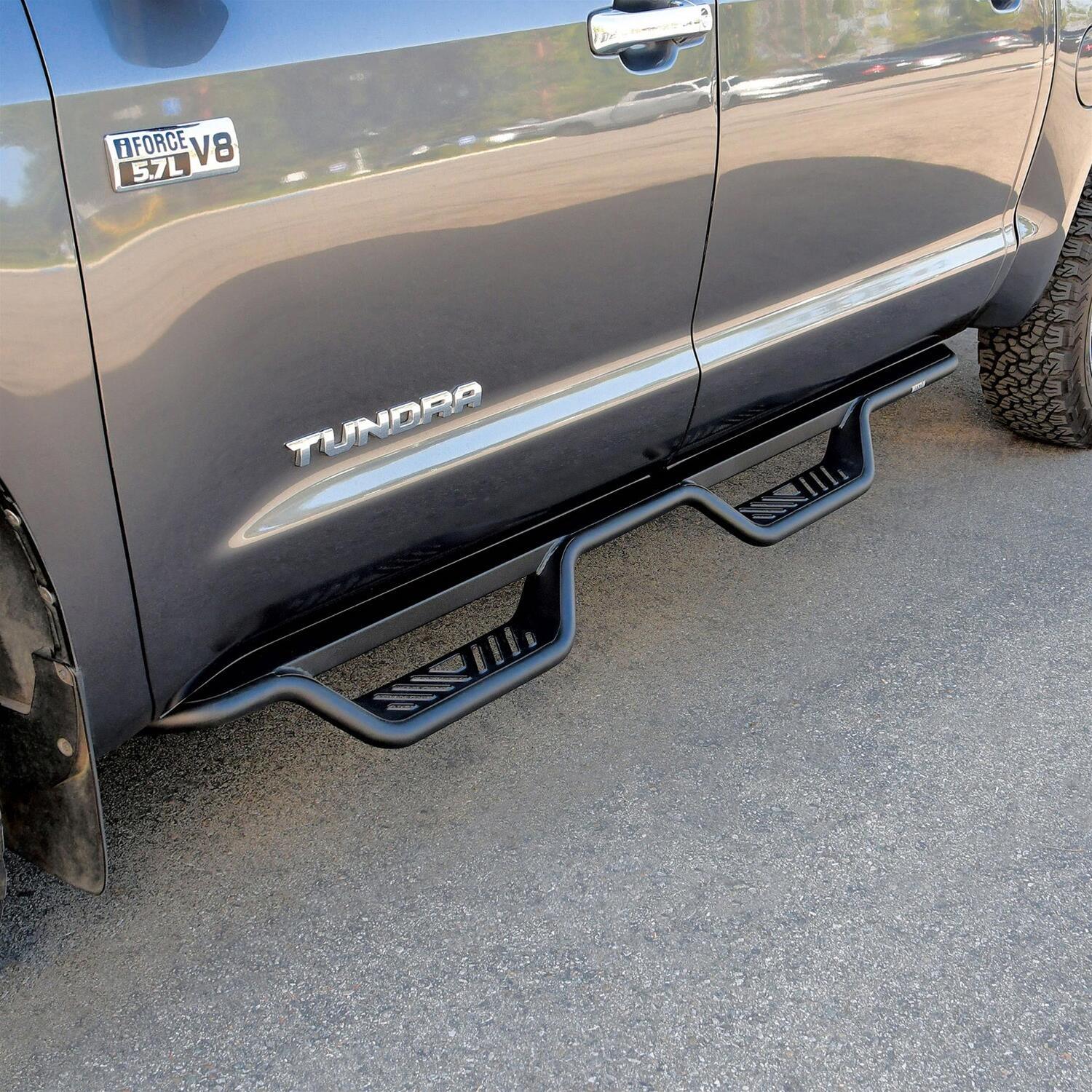 Westin 07-21 Toyota Tundra CrewMax Outlaw Drop Nerf Step Bars - Textured Black thumbnail 3