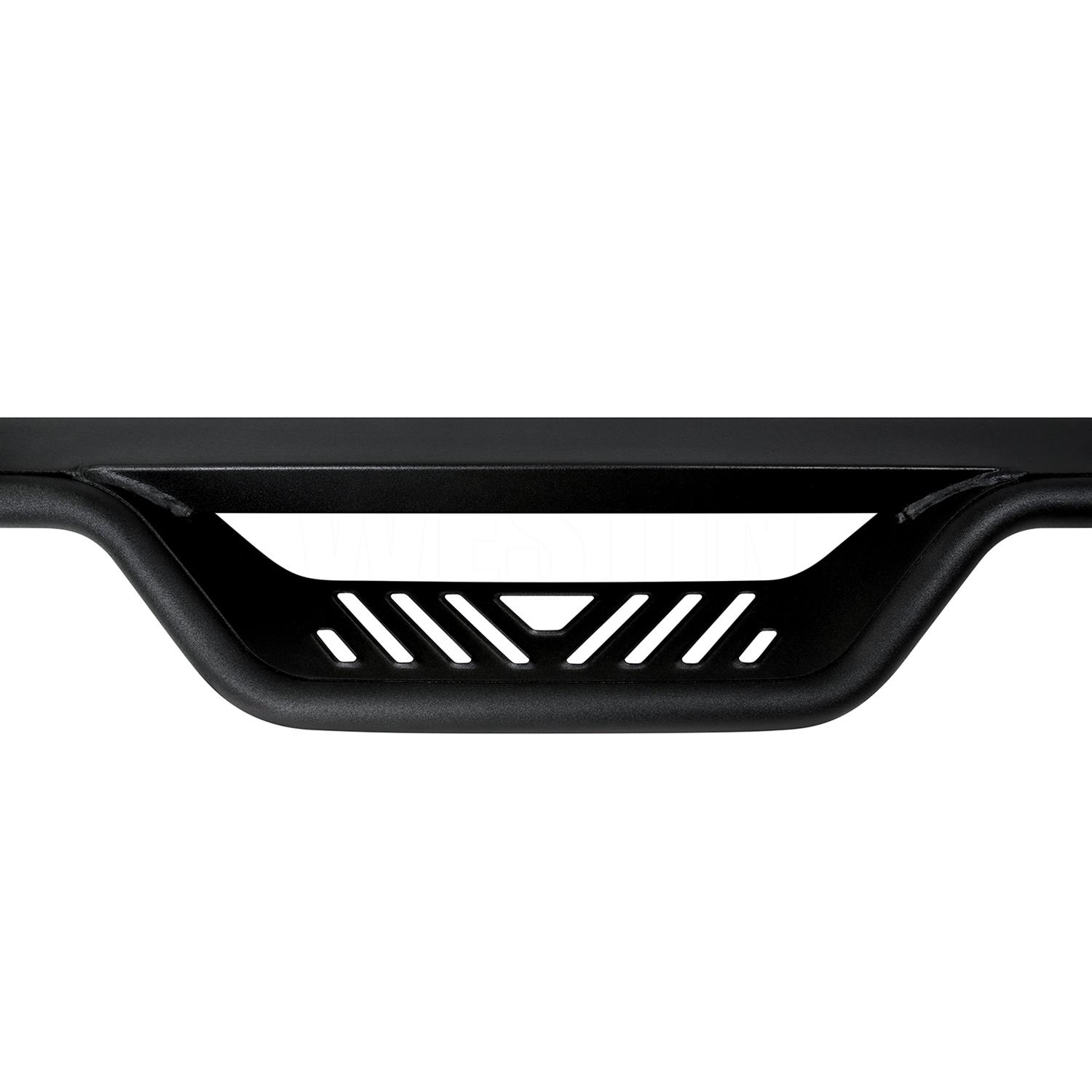 Westin 07-18 Jeep Wrangler JK Unlimited Outlaw Drop Nerf Step Bars - Textured Black thumbnail 6